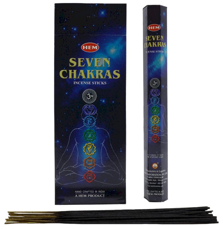 Encens HEM Sept Chakras 20g